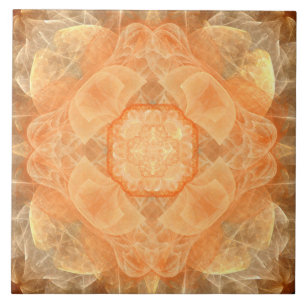 Orangene Spitzenkeramikfliese Fliese