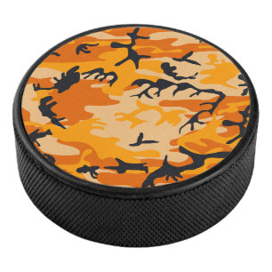 Orangene Tarnung, Militär, Armee Eishockey Puck