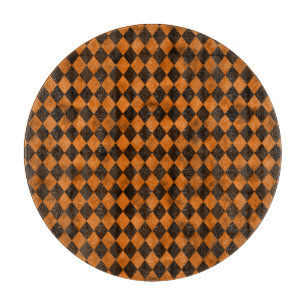 Orangene Totenköpfe und Sonnenblumen-Serie Design  Schneidebrett