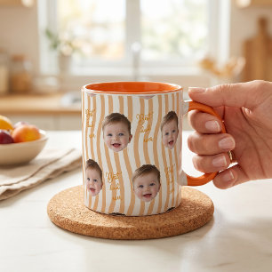 Orangene Vatertagsgeschenke Best Dad Ever Kaffeeta Tasse