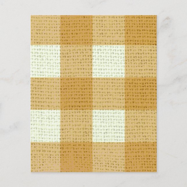 Orangener Gingham (Vorderseite)