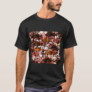 Orangener Gummifisch #5 der nautischen Sammlung T-Shirt