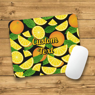 Orangener Hintergrund Mousepad