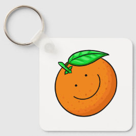 Orangener Schimmer Schlüsselanhänger