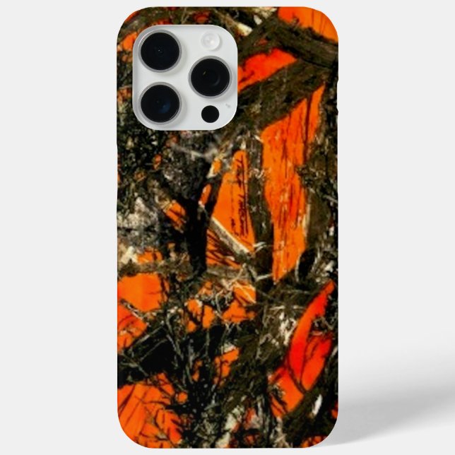"Orangener Tarnzweig" Case-Mate iPhone Hülle (Rückseite)