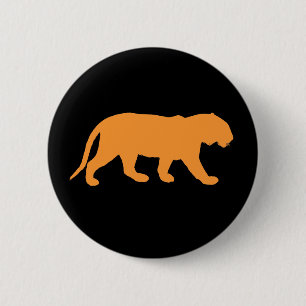 Orangener Tiger Button