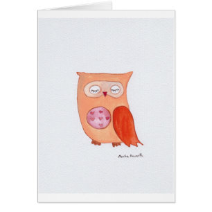 Orangener Uhu