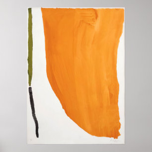 Orangener Wolkenbruch - 1970 - Helen Frankenthal Poster