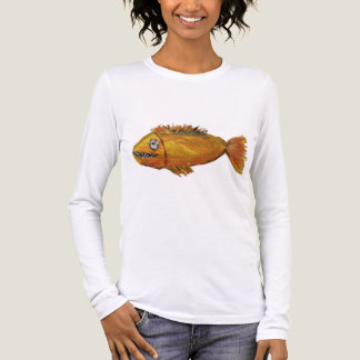 Orangenfisch-Shirt Tri-Blend Shirt