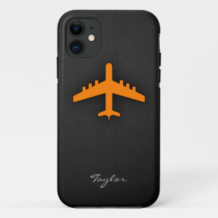Orangenflugzeug Case-Mate iPhone Hülle