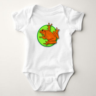 Orangenfrosch-Baby 1 Stück Baby Strampler