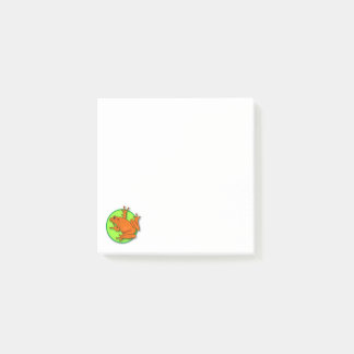 Orangenfrosch - Post-it© - Anmerkungen Post-it Klebezettel