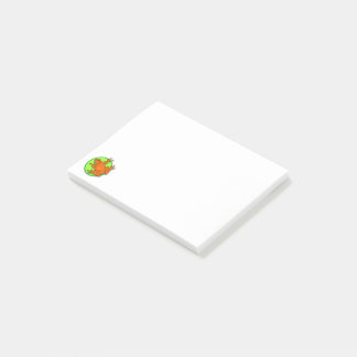 Orangenfrosch - Post-it© - Anmerkungen Post-it Klebezettel