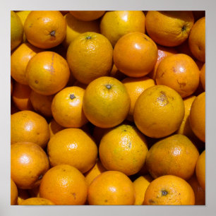 Orangenfrucht Florida Markt Orange Poster