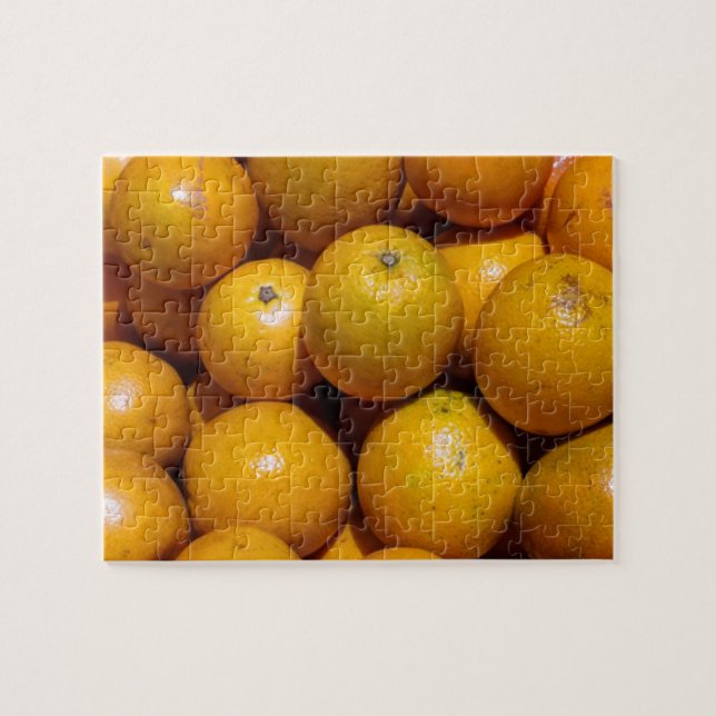 Orangenfrucht Florida Markt Orange Puzzle (Horizontal)