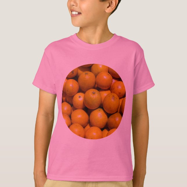 Orangenfrucht Florida Markt Orange T-Shirt (Vorderseite)
