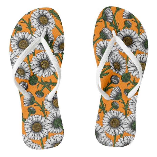 Orangenfrüchte Flip Flops (Fußbett)