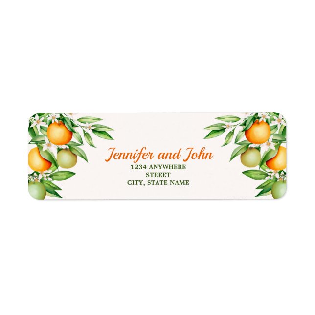 Orangenfrüchte Hochzeitsstimmung im Wasser Rücksen (Vorne)