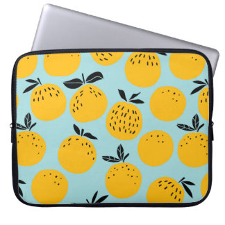 Orangenfrüchte nahtlos laptopschutzhülle