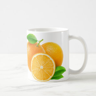 Orangenfrüchte Tasse