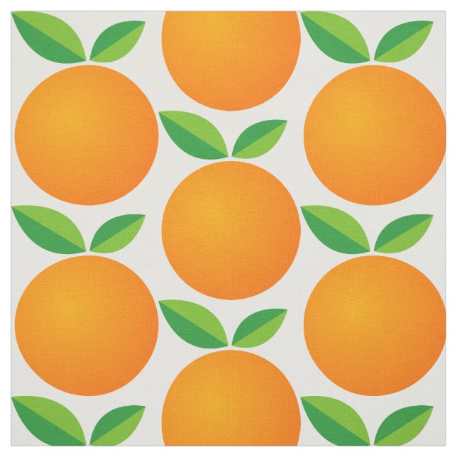 Orangenfruchtmuster Textilgewebe Werkstoff Stoff (Muster)