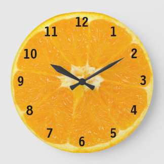 Orangenfruchtsperre Große Wanduhr