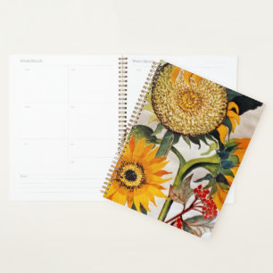 Orangengelbe Pflanze Planer