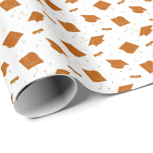 Orangengraduierung Geschenkpapier