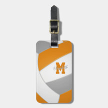 Orangengraue Mannschaft färbt Jungs Volleyball