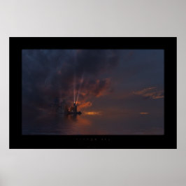 Orangenhimmel Poster