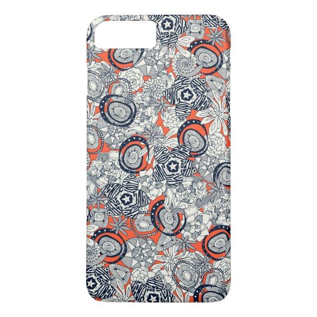 Orangenindigo Case-Mate iPhone Hülle (Rückseite)