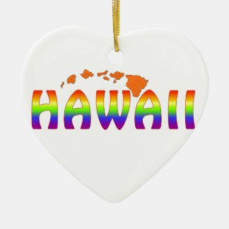 Orangeninseln Rainbow Hawaii Keramik Ornament