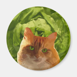 Orangenkatze Magnet