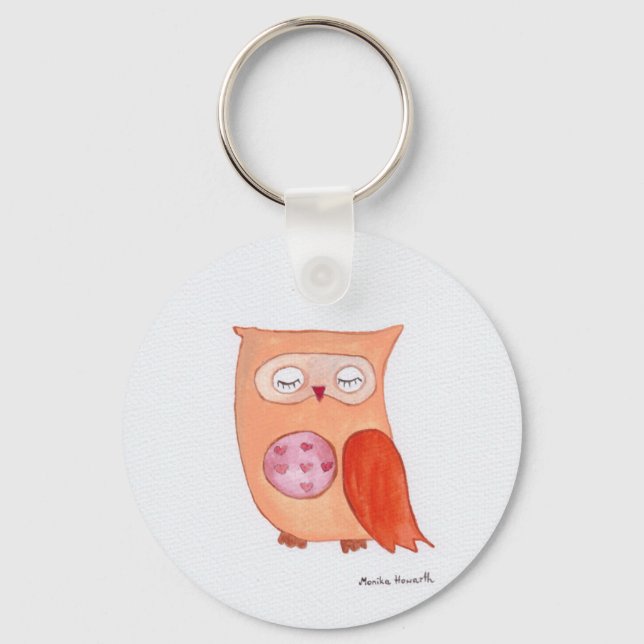 Orangenkauz Schlüsselanhänger (Vorderseite)