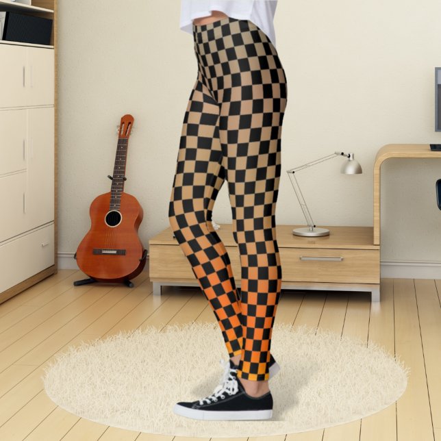 Orangenkörnige Sonnenuntergänge, Leggings (Von Creator hochgeladen)