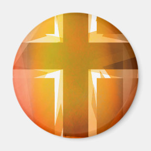 Orangenkreuz Magnet