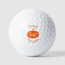 Orangenkürbis Golfball