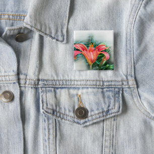 Orangenlilie Button