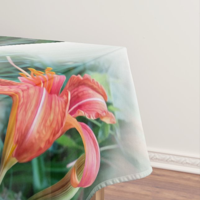 Orangenlilie Tischdecke (Beispiel)