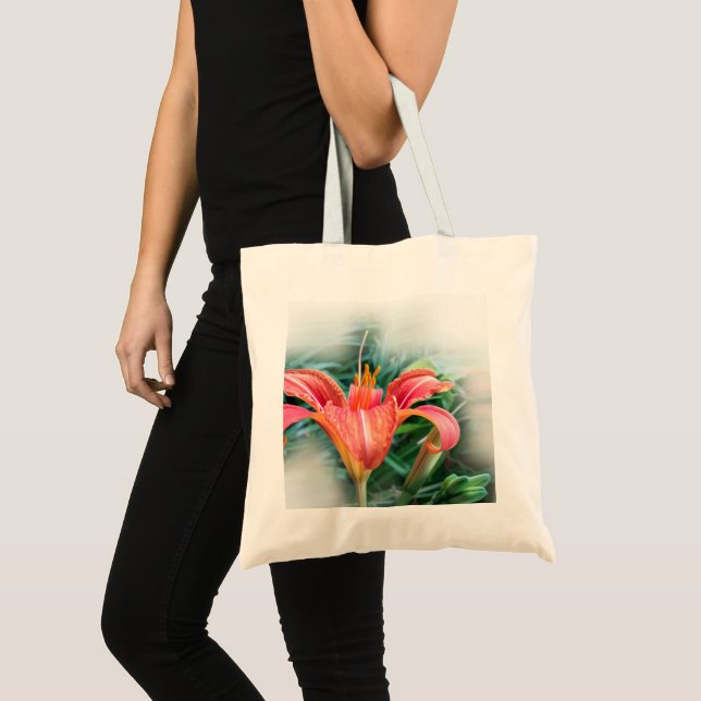 Orangenlilie Tragetasche (Vorderseite (Produkt))