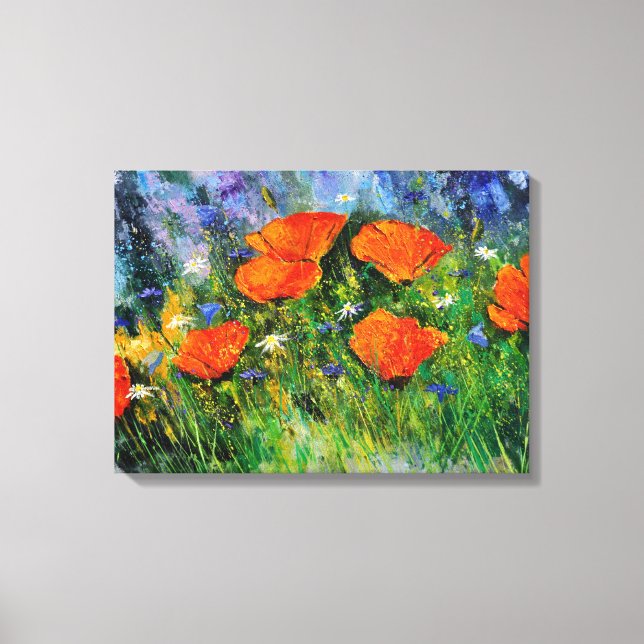 Orangenmohn 79 leinwanddruck (Vorderseite)