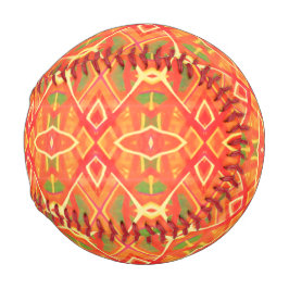 Orangenmuster Baseball
