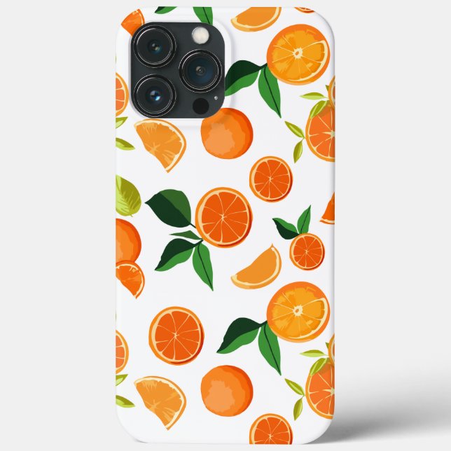 Orangenmuster Case-Mate iPhone Hülle (Rückseite)