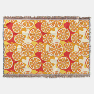 Orangenmuster Decke