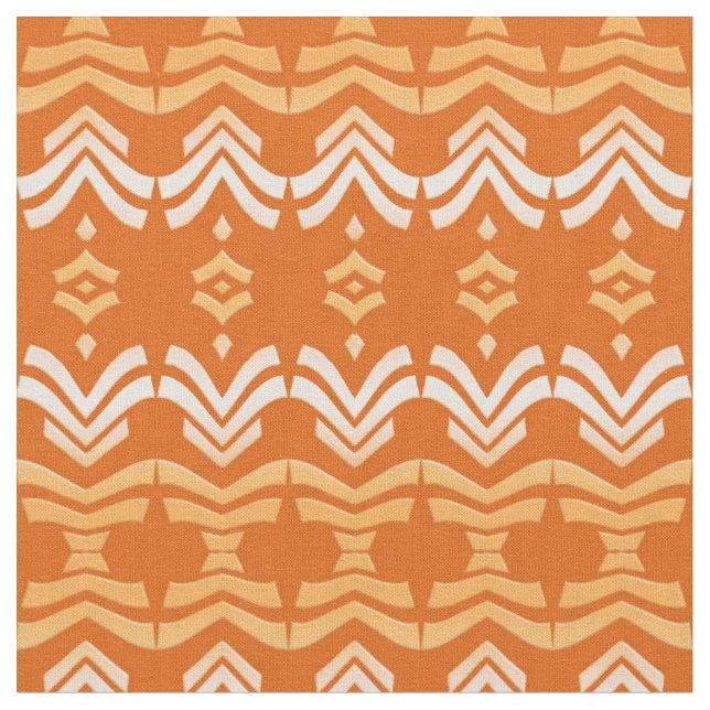 Orangenmuster Stoff (Nahaufnahme)