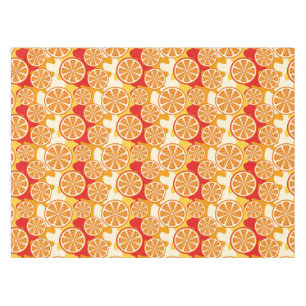 Orangenmuster Tischdecke