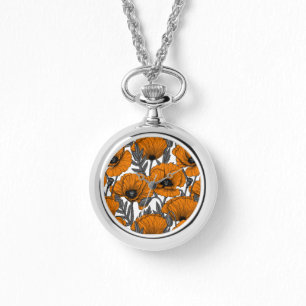 Orangenpfeife Armbanduhr
