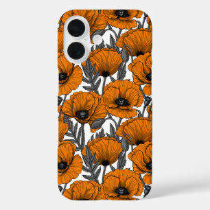 Orangenpflücke auf weiß iPhone 16 hülle