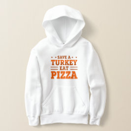 Orangenpizza rettend Pizza Hoodie