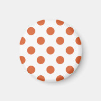 Orangenpolka-Punkte